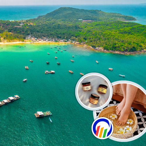 Khám Phá 3 Đảo + Massage 60 Phút + Lọ Mật Ong Nguyên Chất Phú Quốc 40gr
