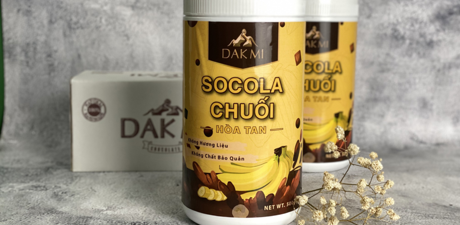 Socola Chuối Hòa Tan 500gr