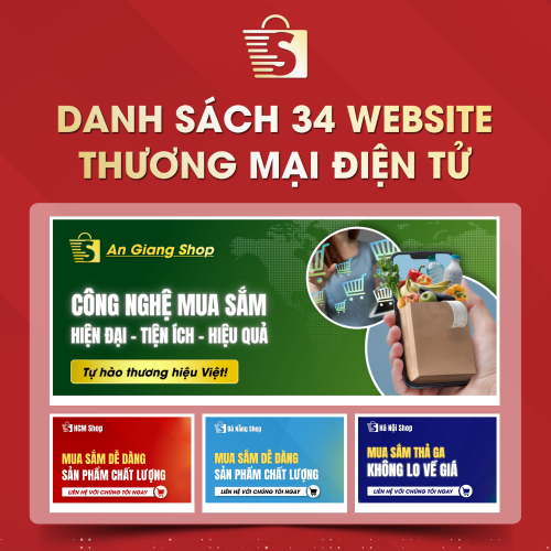 Danh Sách Website TMĐT Của 34 Tỉnh Thành Việt Nam