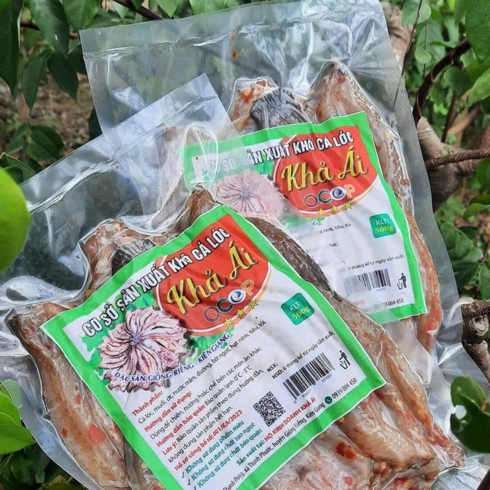 Khô Cá Lóc Khả Ái – Hương Vị Miền Tây