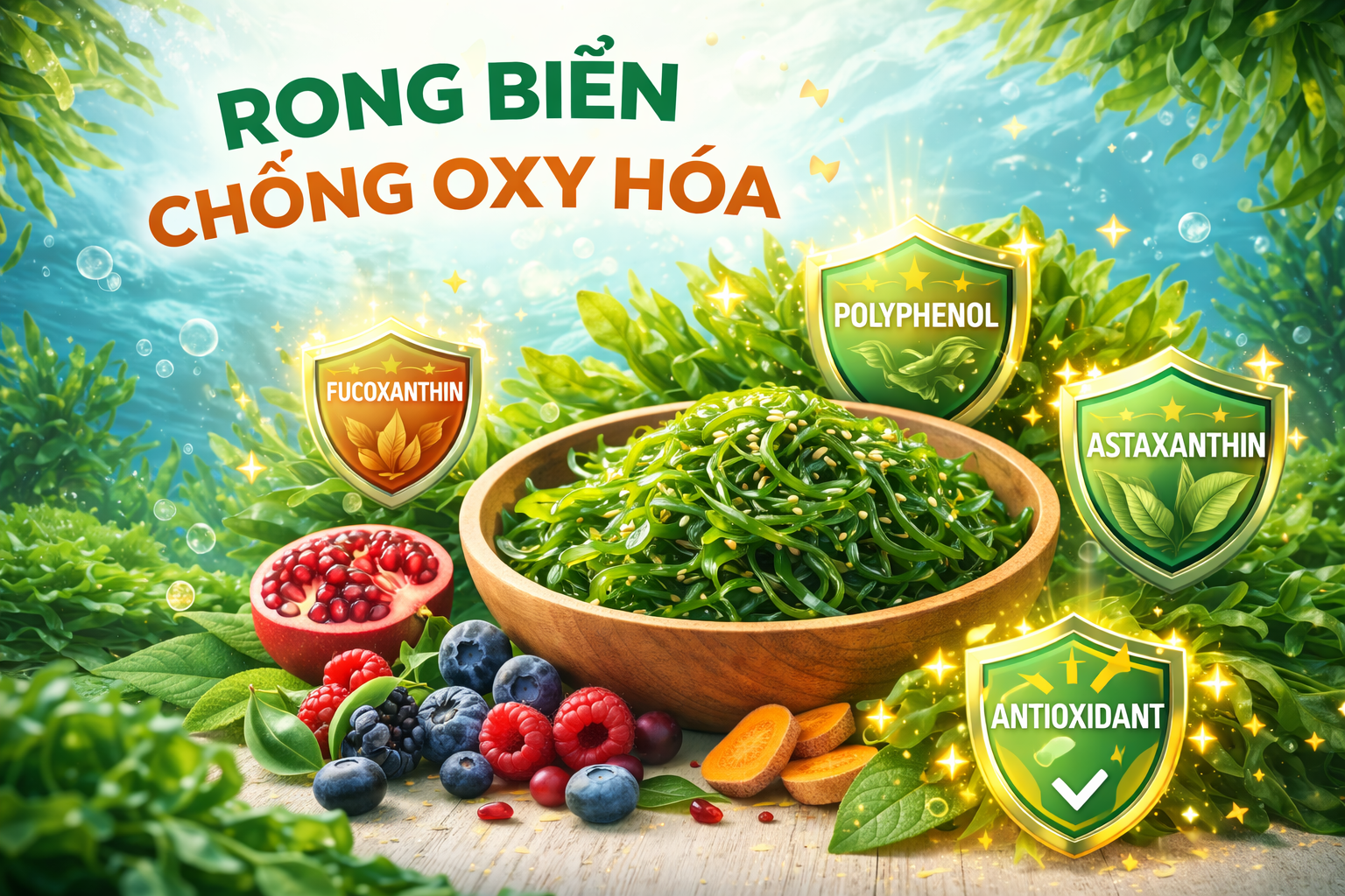 5. Chống Oxy hoá mạnh mẽ