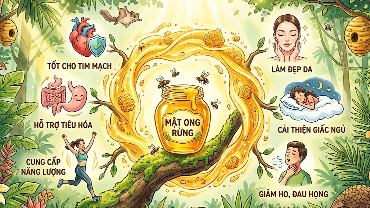 Giá Trị Tuyệt Vời Từ Mật Ong Rừng Nguyên Sinh Kon Ka Kinh